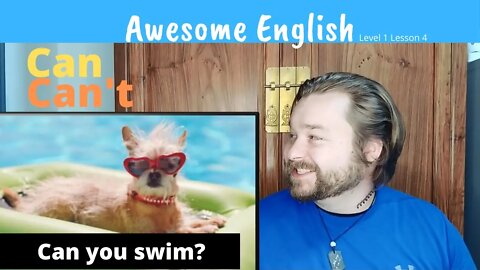 Awesome English Level 1 Lesson 4 Can and Can't English Lesson l Make Better English Sentences