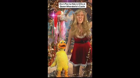 What do YOU think about DRU’s plan about hiding in GIFTS??? #puppets #muppets #seans #christmas