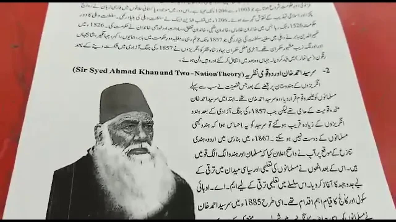 Pak Studies 8th باب نمبر1 تفصیلی سوال نمبر6