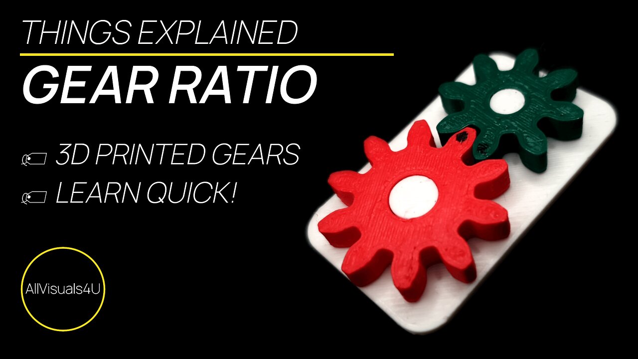 ⚙ How To Calculate Gear Ratio - Gear Ratio Explained - FreeCAD Gear Generator