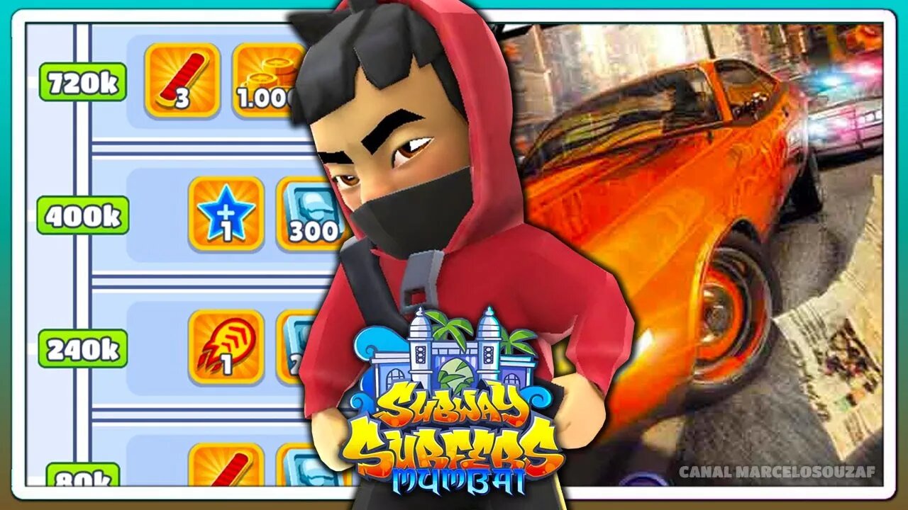 Subway Surfers Mumbai 2021 | Melhores Cópias do GTA | Recorde com Akira