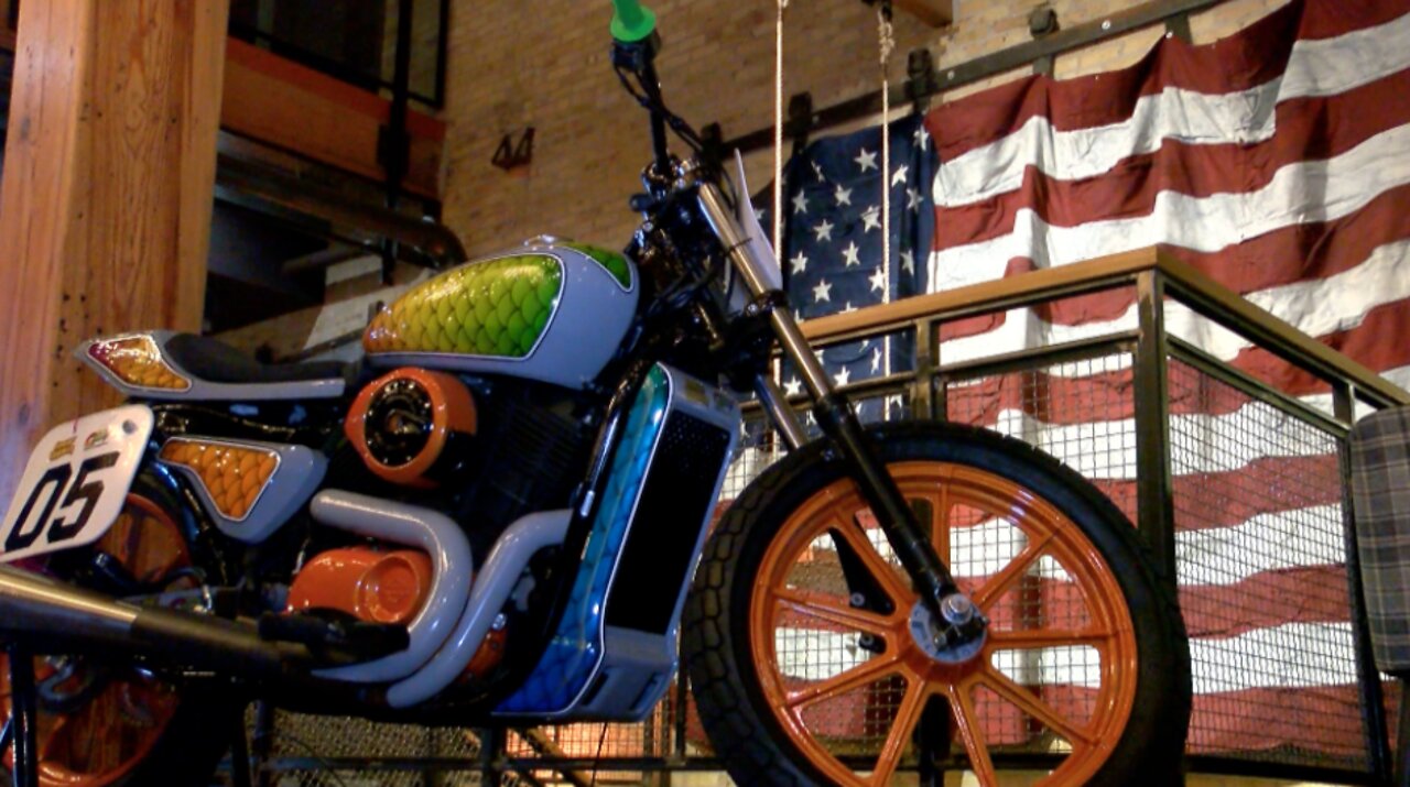 Iron Angels, the all girls motorcycle building team in high school