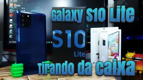 Galaxy S10 Lite - Tirando da Caixa! (o Galaxy A91 nunca lançado)