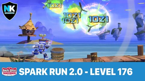 Angry Birds Transformers 2.0 - Spark Run 2.0 Series - Level 176 - Featuring Mirage