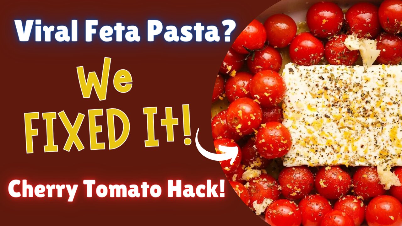 Viral Feta Pasta? We Made it BETTER! (Cherry Tomato Twist!)