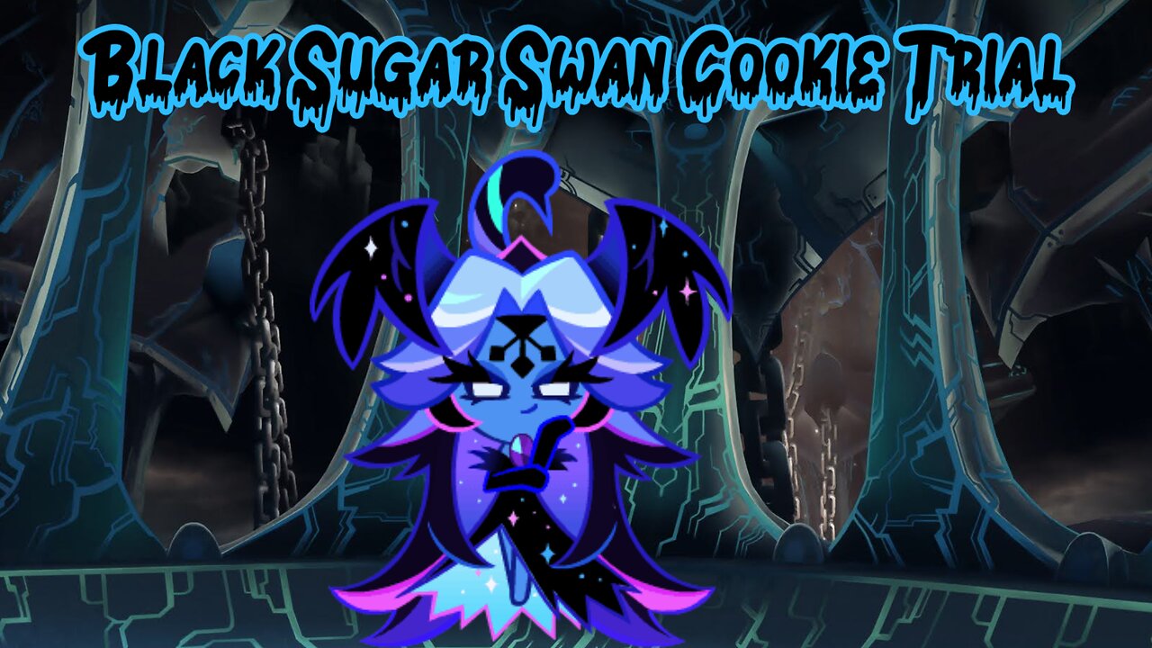 Black Sugar Swan Cookie Trial