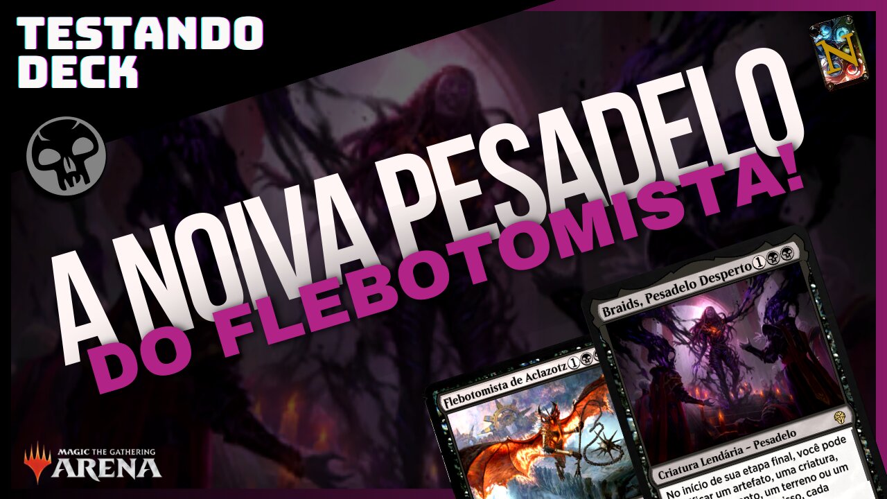 A Noiva Pesadelo do Flebotomista! | Testando Deck Mono Black no MTG Arena Standard