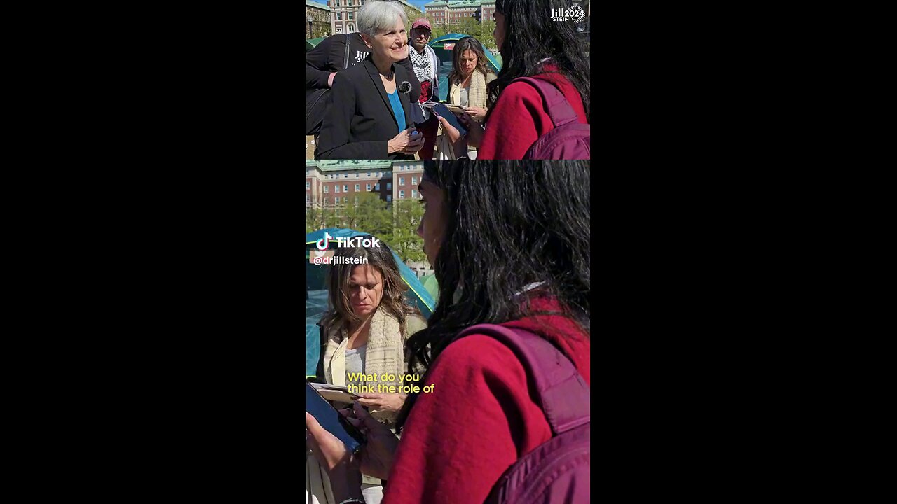 JILL STEIN SPEAKS FOR THE GREEN PARTY
