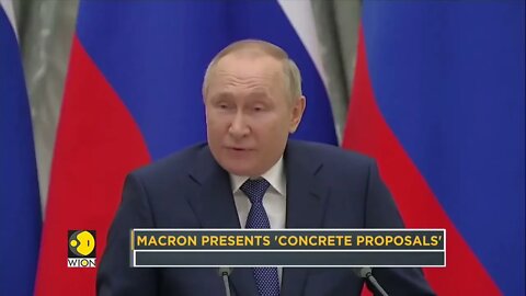Macron: Putin assured me of his readiness to engage in Russia Ukraine crisis