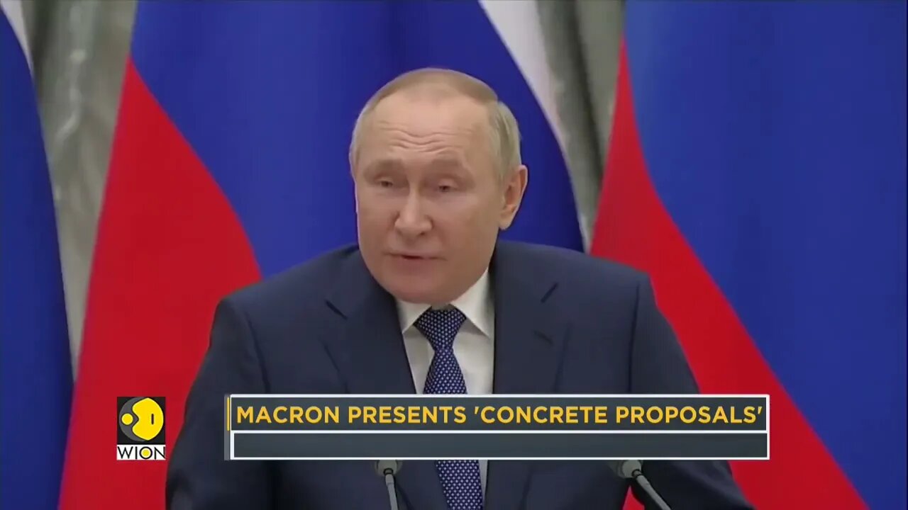Macron: Putin assured me of his readiness to engage in Russia Ukraine crisis