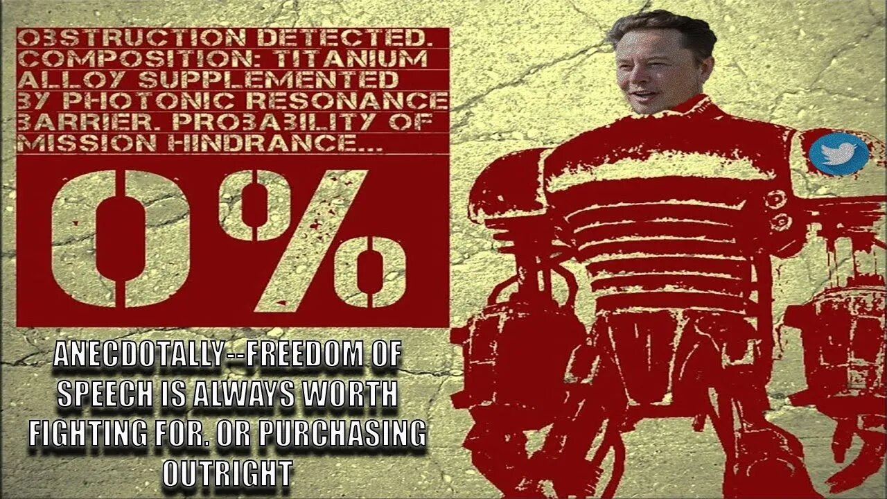 Anecdotally Elon is unleashing Liberty Prime levels of mayhem onto the Commies at Twitter.