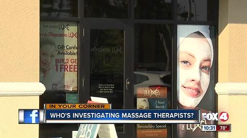 How to check on your massage therapist