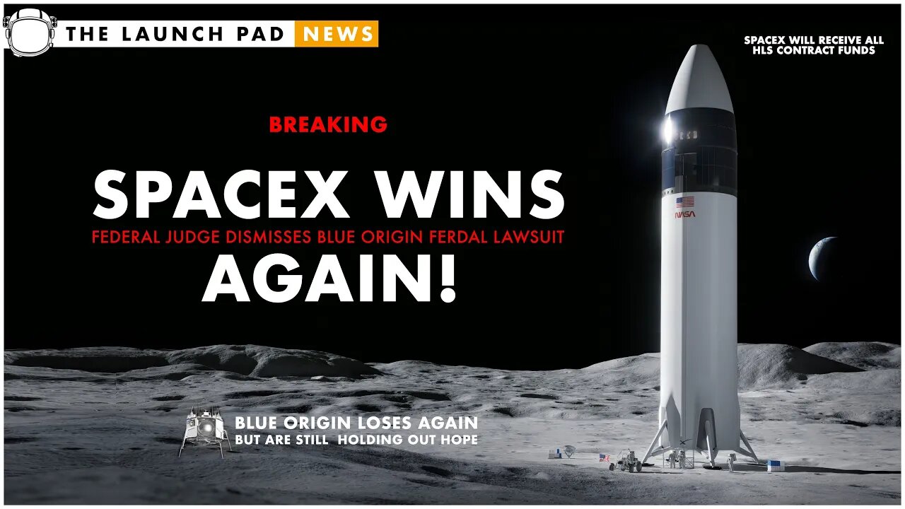 BREAKING! SpaceX Wins! Blue Origin Loses Again