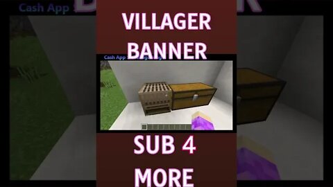 Minecraft: Villager Banner