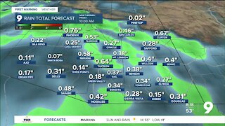 Winter Weather Advisories are in effect for the mountains
