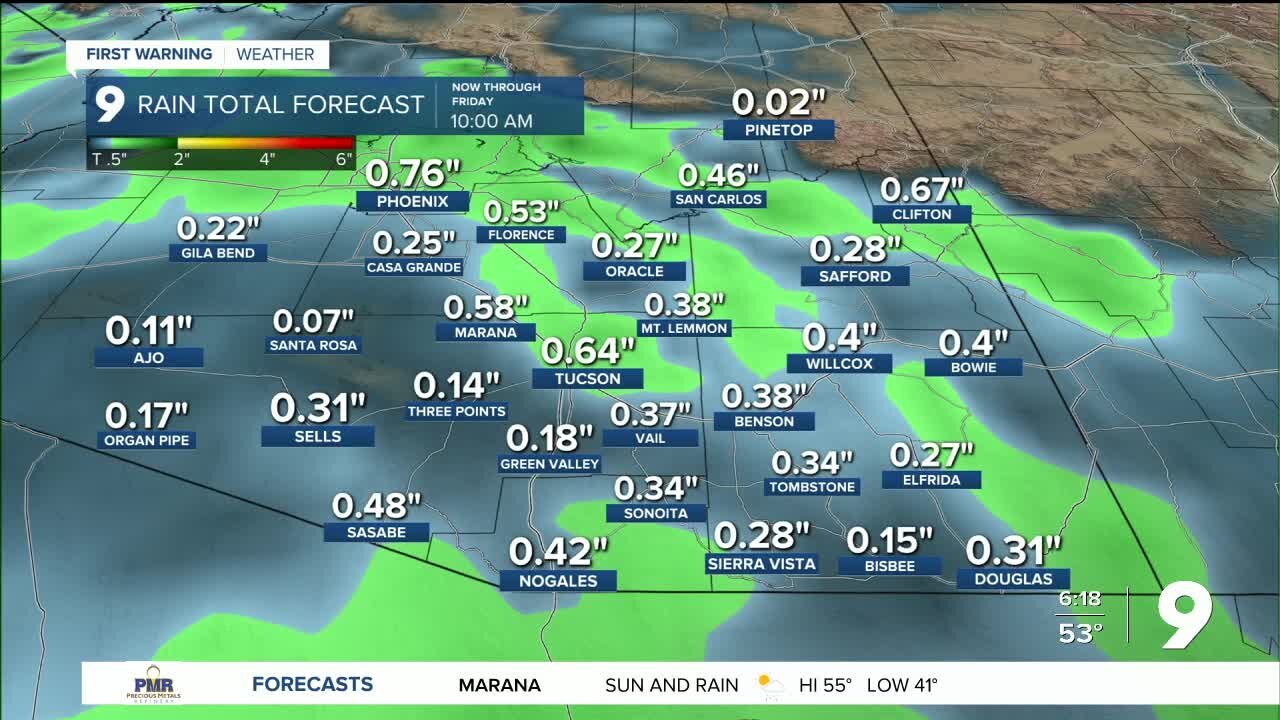 Winter Weather Advisories are in effect for the mountains