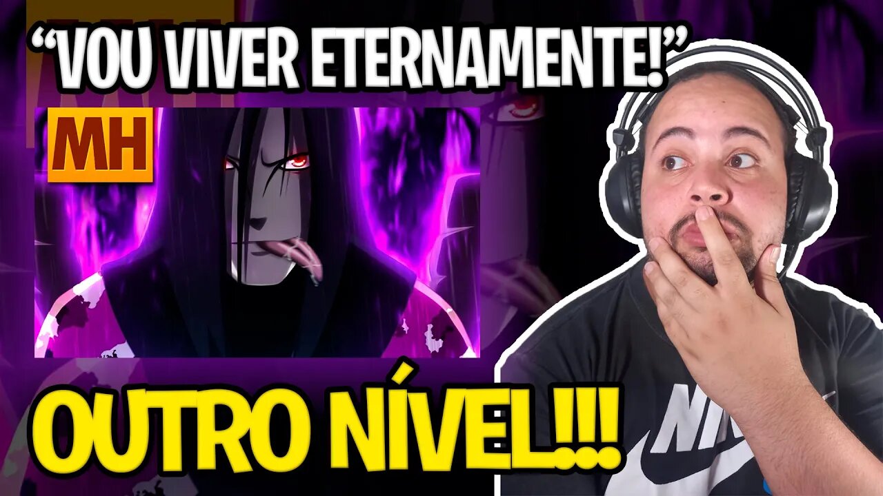 REACT Tipo Orochimaru 🐍 (Naruto) | Style Trap | Prod. Sidney Scaccio | MHRAP
