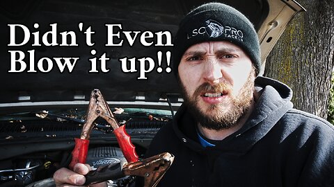 Jump Start a Car WITHOUT Melting Stuff!!