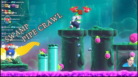Super Mario Wonder: Swamp Pipe Crawl