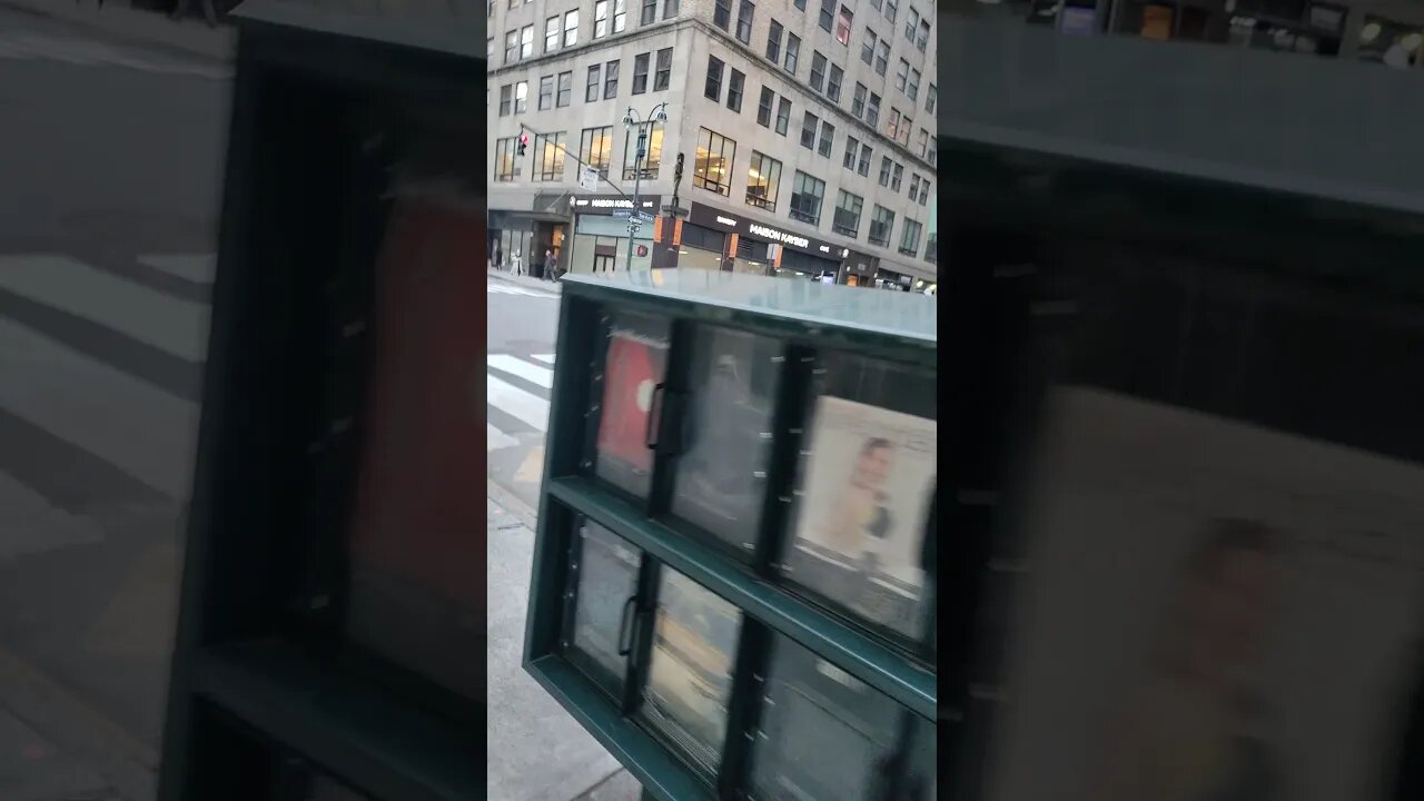 East 40th Street and Lexington Avenue in New York City 2021.