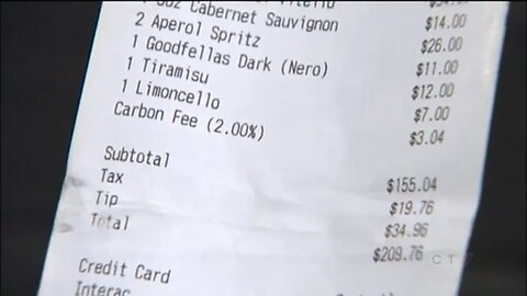 Tax on carbon « used ». The gas essential to life. This is nuts!