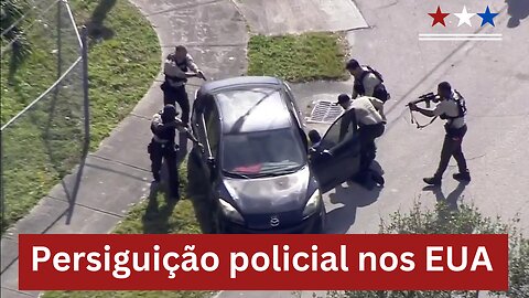 Peserguição policial nos EUA. Imagens chocantes!