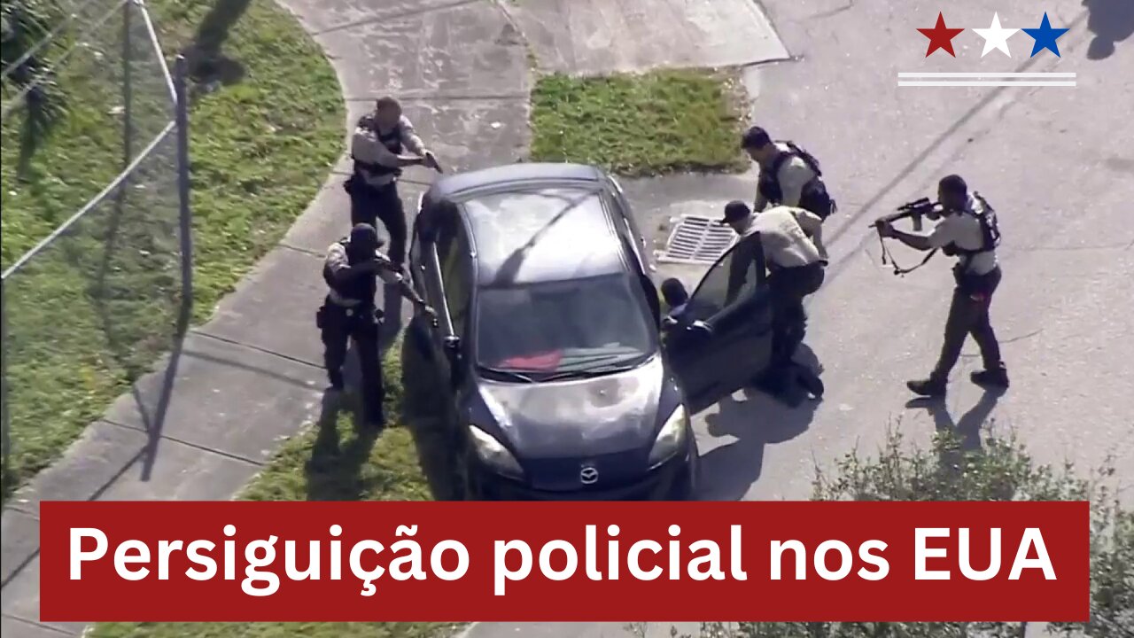 Peserguição policial nos EUA. Imagens chocantes!