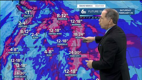 Scott Dorval's Id aho News 6 Forecast - Wednesday 2/15/23