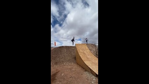 First Backflip On MTB