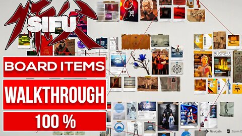 SIFU - All board items + Unlock true ending