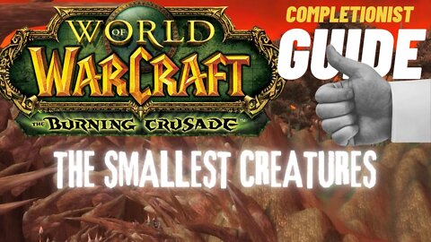 The Smallest Creatures WoW Quest TBC completionist guide