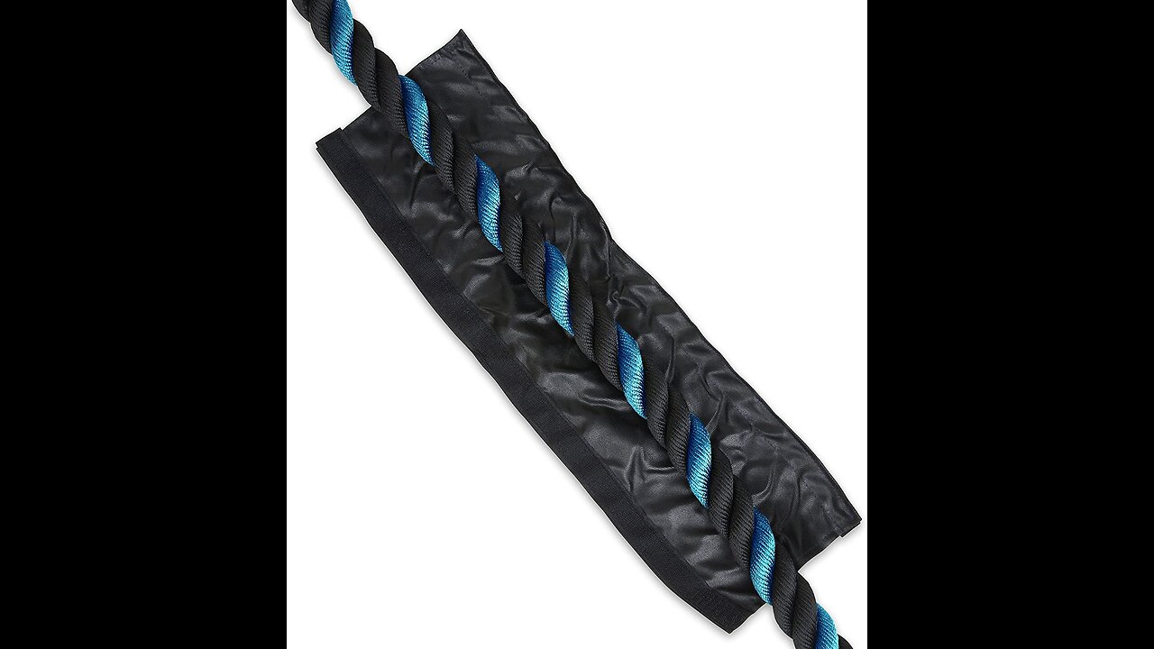 Garage Fit Battle Ropes Poly Dacron - 1.5" 2" 30' 40' 50' Lengths - Workout Rope - Single Anc...