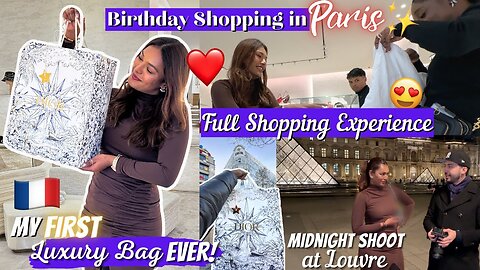 I BOUGHT MY FIRST DESIGNER BAG FROM PARIS! Full Luxury Shopping Experience! Sarah Sarosh