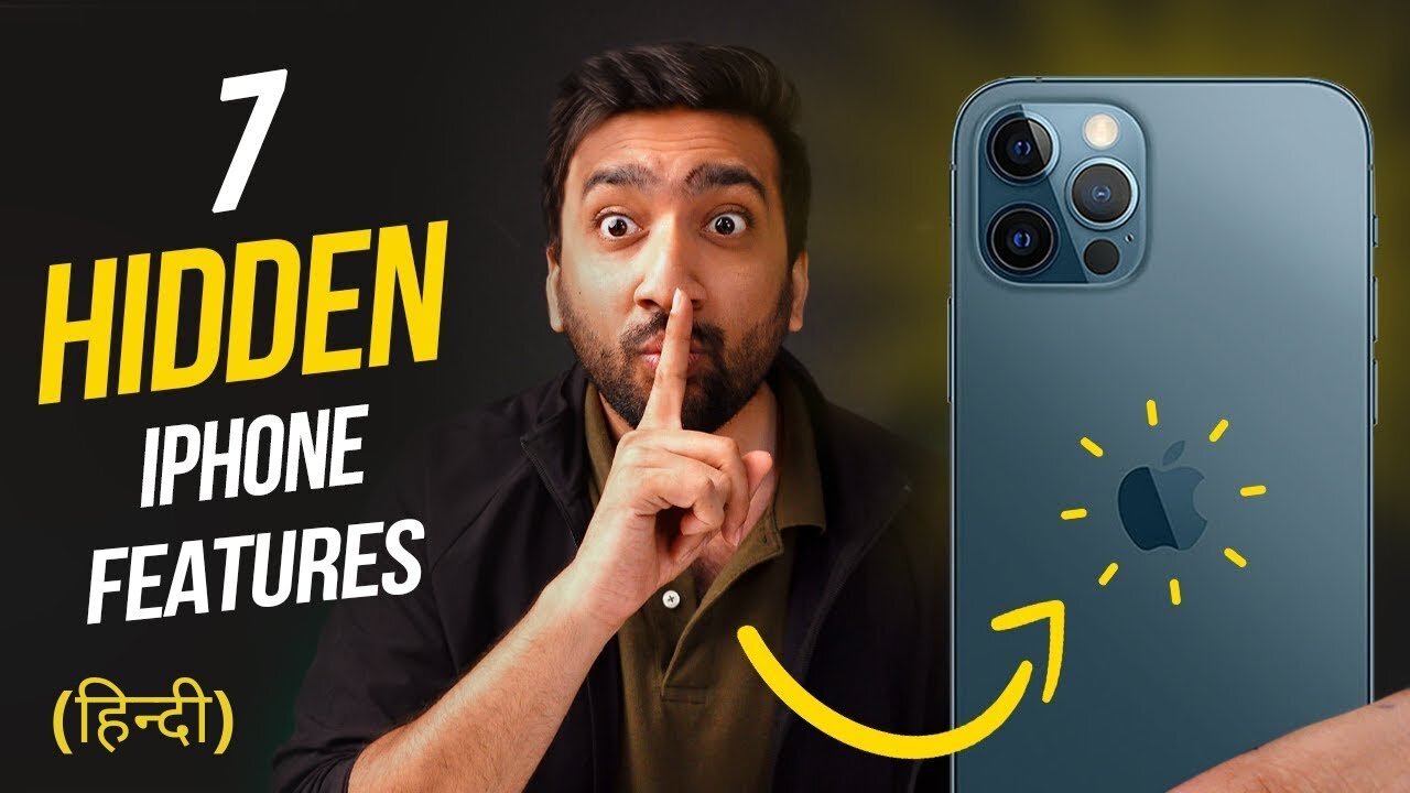 7 SURPRISING Hidden iPhone Features in hindi ⚡️YOU MUST TRY!! ⚡️