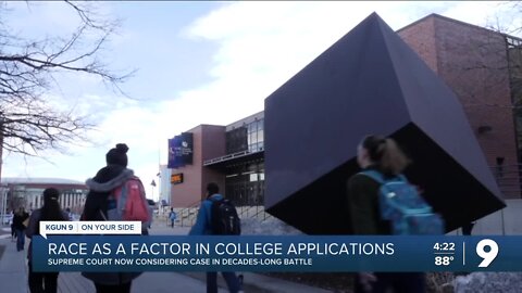 Supreme Court considers case dealing with factoring race in college admissions