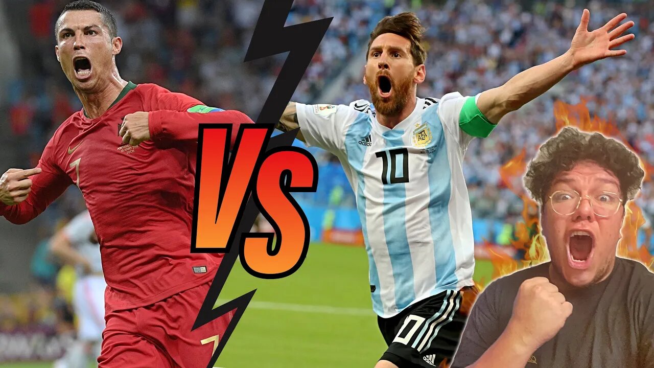 AMERICAN FOOTBALL PLAYERS REACT TO RONALDO VS MESSI TOP GOALS