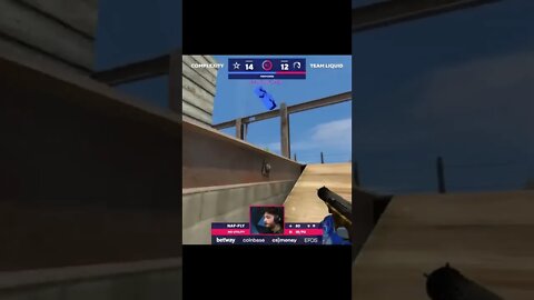 CLUTCH NAF 1v3 #Shorts #CSGO