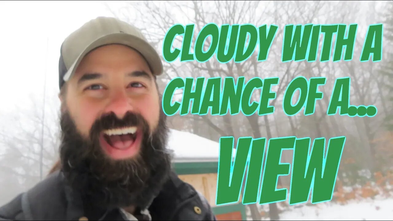 Hiking Mount Kearsarge on a low visibility day and then this happened...