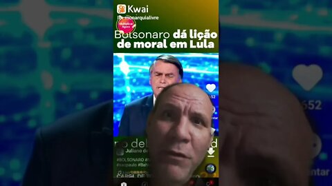 Bolsonaro jantou Lula no debate e seu uma lição de Moral no ex presidente petista