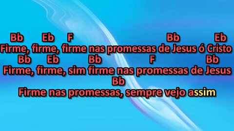firme nas promessas de jesus karaoke playback instrumental