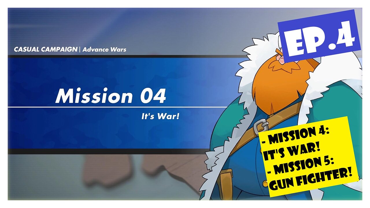 Ep.4 | Orange Star: It's War!, Gun Fighter! (Advance Wars) *NO COMMENTARY*