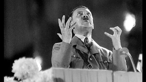 A rare 1934 video resurfaces of an Adolph Hitler rally.