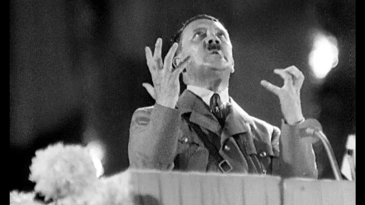 A rare 1934 video resurfaces of an Adolph Hitler rally.