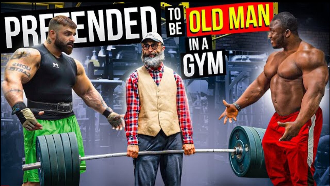 Elite Powerlifter Pretended to be an OLD MAN | Anatoly GYM PRANK
