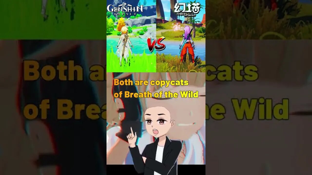 Tower of Fantasy - Another Breath of the Wild Copycat #shorts