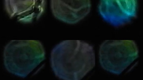 Morphing Spinning ball changes colors with lightning going all around it