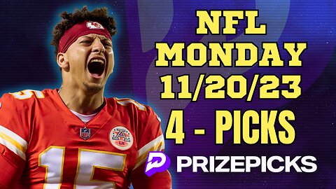 PRIZEPICKS | BEST PICKS WEEK 11 #NFL MONDAY | 11/20/2023 | PROP BETS | #BESTBETS | #FOOTBALL | TODAY