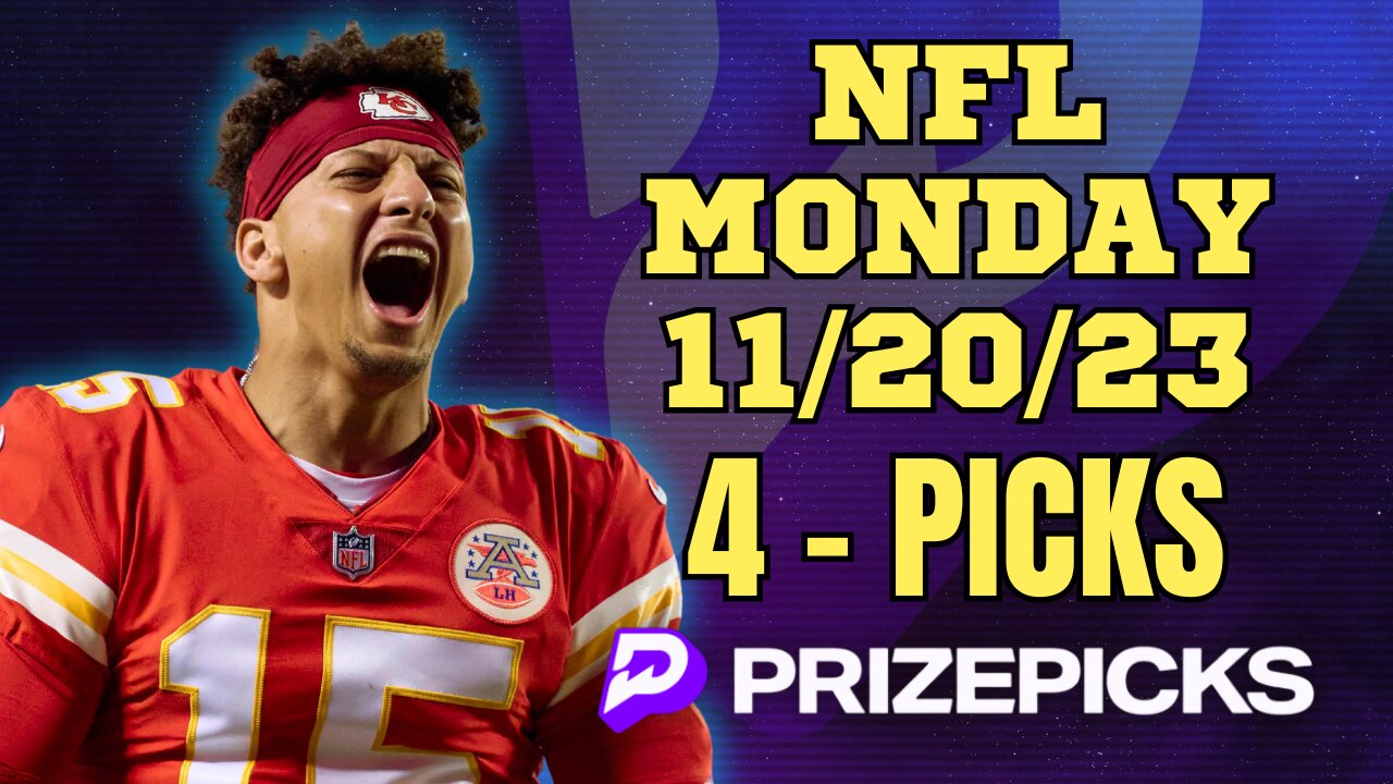 PRIZEPICKS | BEST PICKS WEEK 11 #NFL MONDAY | 11/20/2023 | PROP BETS | #BESTBETS | #FOOTBALL | TODAY