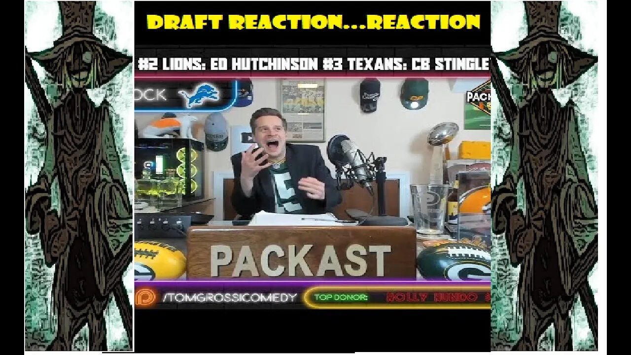 Tom Grossi Draft Reaction...Reaction...Are All Packers Fans Like This?