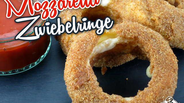 Mozzarella Zwiebelringe